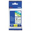 Brother P-touch TZE Label Tape 9mmx8m Black on Clear Ref TZE
