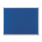 Nobo Classic Noticeboard Felt with Aluminium Frame W1200xH900mm Blue Ref 1900916