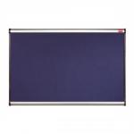 Nobo Prestige Noticeboard Diamond Mesh with Aluminium Finish W1800xH1200mm Blue Ref QBR447A