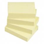 5 Star Re-Move Notes Repositionable Pad of 100 Sheets 38x51mm Yellow Pack of 12