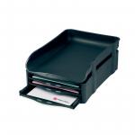 Rexel Agenda2 Letter Tray 55mm Depth W286xD401xH60mm Charcoal Ref 2101016
