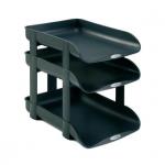 Rexel Agenda2 Risers W45xD6xH70mm Charcoal Ref 2101019 Pack of 5