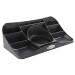 Rexel Agenda2 Desk Tidy W286xD153xH92mm Charcoal Ref 2101028