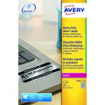 Avery Heavy Duty Labels Laser 27 per Sheet 63.5x29.6mm Silver Ref L6011-20 540 Labels