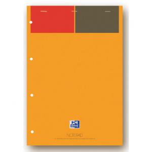 Cheap Stationery Supply of Oxford International Notepad Narrow Ruled Perforated 160pp A4+ Orange/Grey 100102359 Pack of 5 Office Statationery