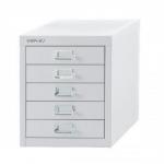 Bisley SoHo Multidrawer Cabinet 5-Drawer H325mm Chalk White Ref H125NL-26