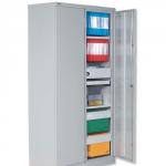 Bisley Cupboard Steel High 2-door 3-Shelf W914xD457xH1806mm Grey Ref 7236/2/S grey