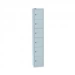 Bisley Locker Steel 6-Door W305xD305xH1802mm Goose Grey Ref CLK126-73