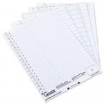 Rexel Crystalfile Classic Card Inserts for Crystal Link Tabs White Ref 3000039 [Pack 50]