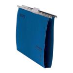Leitz Ultimate Suspension File Recycled with Tabs Inserts 30mm Foolscap Blue Ref 17450035 [Pack 50]