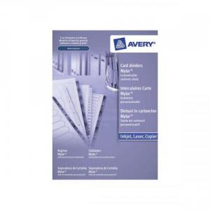 Cheap Stationery Supply of Avery Index Multipunched 1-5 A4 White 05460061 Office Statationery