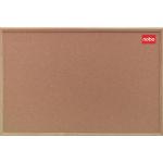 Nobo Classic Office Noticeboard Cork with Natural Oak Finish W1200xH900mm Ref 37639004