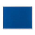 Nobo Classic Noticeboard Felt with Fixings and Aluminium Frame W1800xH1200mm Blue Ref 1900982