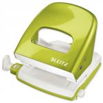 Leitz Nexxt WOW 5008 Punch 2-Hole Metal Medium-duty Capacity 30x 80gsm Metallic Green Ref 50081064
