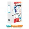 Elba Lever Arch File with Clear PVC Cover 70mm Spine A4 Whit