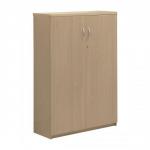 Sonix Medium Cupboard Lockable W1000xD400xH1330mm Maple