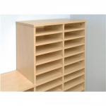 Tercel Post Room Shelves for Sorter Base Maple Pack of 5