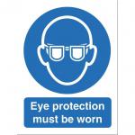 Stewart Superior Eye Protection Must Be Worn Self Adhesive Sign Ref M004SAV