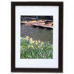 Picture or Certificate Frame Portrait or Landscape with Styrene Front A4 Black