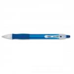 Bic Velocity Ball Pen Retractable Cushioned Grip 1.0mm Tip 0.4mm Line Blue Ref 8291541 [Pack 12]