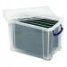 Cheap Stationery Supply of Really Useful Filing Box Plastic with 10 suspension files A4 19 Litre W290xD255xH395mm 19C&amp;10susp Office Statationery