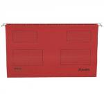 Esselte Pendaflex Suspension File Kraft V-Base 15mm Square 30mm Foolscap Red Ref 90336 [Pack 25]