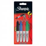 Sharpie Mini Permanent Marker Portable Fine Assorted Black Blue Red Green Ref S0811250 Wallet 4