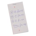 Kitchen Pad with Counterfoil Numbered 1-100 65x125mm [Pack 50]