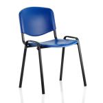 Trexus Stacking Chair Polypropene with Seat W460xD390xH430mm Blue