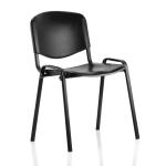 Trexus Stacking Chair Polypropene with Seat W460xD390xH430mm Black