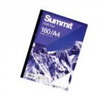 Summit Refill Pad Narrow Ruled with Margin 60gsm 160pp A4 White Ref 100080209 [Pack 5]