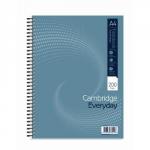 Summit Notebook Double Wirebound Punched Perforated Ruled Margin 60gsm 200pp A4 Ref 100080433 [Pack 3]