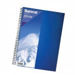 Summit Notebook Wirebound Card Cover Ruled 60gsm 192pp A4 Ref 100080196 [Pack 5]