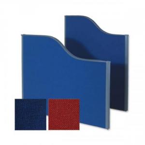 Cheap Stationery Supply of Trexus Plus Shape-top Screen Floor-standing W1800xD52xH1200mm Burgundy Office Statationery