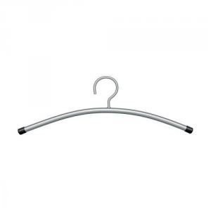 Cheap Stationery Supply of Coat Hanger for Racks Wooden and Metallic Grey Finish Pack of 6 Office Statationery