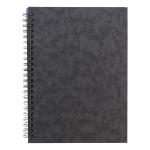 Europa Notemaker Book Sidebound Ruled 80gsm 120 Pages A5 Black Ref 4852Z [Pack 10]