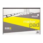 Marker Pad Bleedproof 70gsm 50 Sheets A3 White