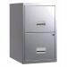 Cheap Stationery Supply of Filing Cube Cabinet Steel Lockable 2 Drawers A4 Silver Office Statationery