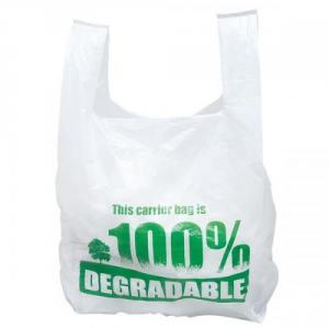 Cheap Stationery Supply of Carrier Bags Vest Style Large Degradable Pack of 2000 Office Statationery