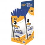 Bic Cristal Large Ballpoint Pen Broad Nib 1.6mm Line Width 0.8mm Blue Ref 880656 [Pack 50]
