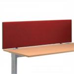 Trexus Over Desk Screen 1400x450mm Burgundy Ref SP809345