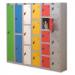 Cheap Stationery Supply of Trexus Plus 5 Door Locker Nest of 2 ACTIVECOAT W305xD305xH1780mm Silver Green 864786 Office Statationery