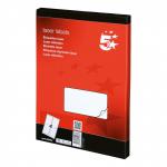 5 Star Addressing Labels Laser 4 per Sheet 139x99.1mm White 400 Labels