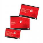 5 Star Laminating Pouches 250 Micron for Credit Card size [54x86mm] Glossy [Pack 100]