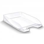 5 Star Letter Tray Self-stacking W260xD345xH64mm 400 Sheets Crystal