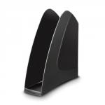 5 Star Magazine Rack File Low Sill A4 Plus and Portrait Foolscap Black