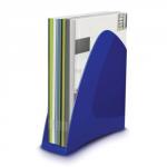 5 Star Magazine Rack File Low Sill A4 Plus and Portrait Foolscap Blue