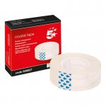 5 Star Crystal Tape Roll Easy-tear Permanent Secure 19mm x 33m