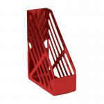 5 Star Magazine Rack File Foolscap Red