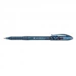 5 Star Grip Ball Pen 1.0mm Tip 0.4mm Line Blue Pack of 10
